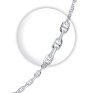 Collar Jaime Para Hombre de Plata Con Colgante Perzonalizable