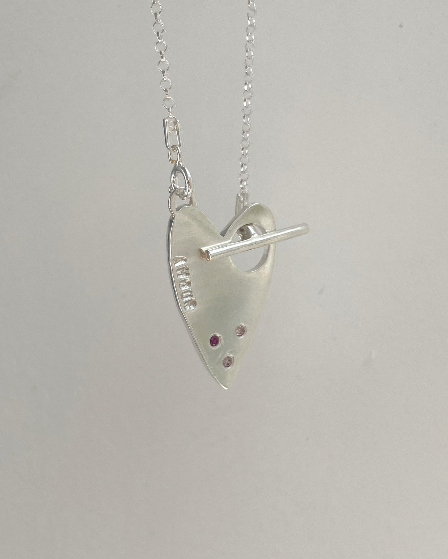 Collar Corazón Grande Personalizado - AMOUR