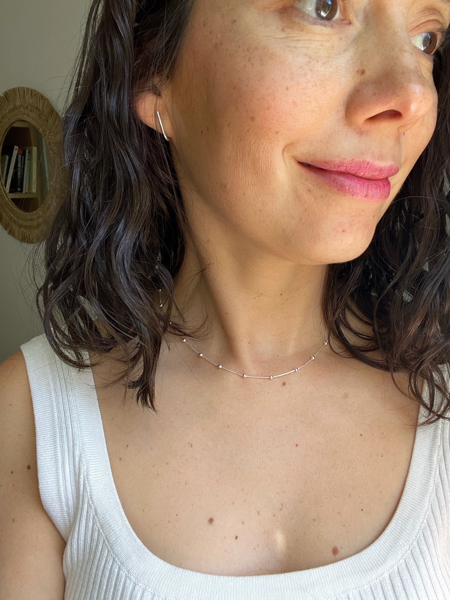 Cadena Elena con bolitas