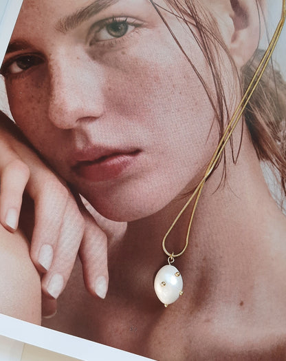 Cadena Fina Serena Puntos Oro