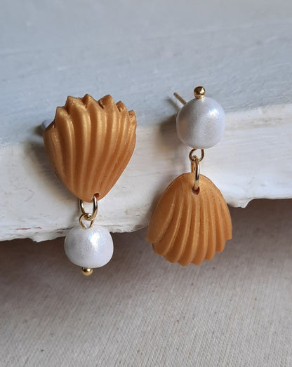 Aros Serena Conchita Asimétricos