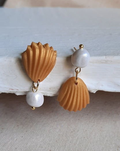 Aros Serena Conchita Asimétricos