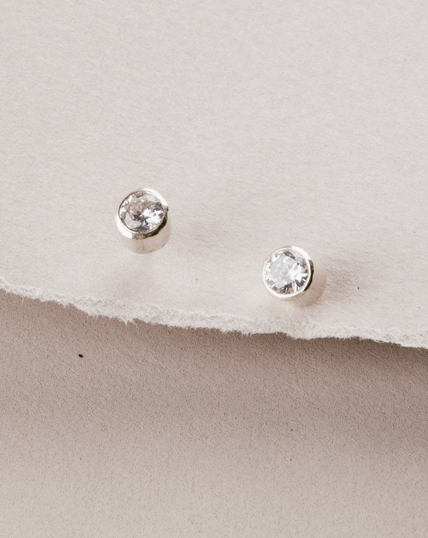 Aros De Plata Punto De Luz Pequeños