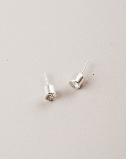 Aros De Plata Punto De Luz Pequeños