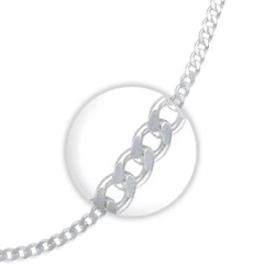 Collar Jaime Para Hombre de Plata Con Colgante Perzonalizable