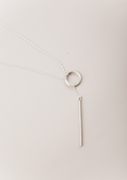 Collar De Plata Abierto Alargado - Cala