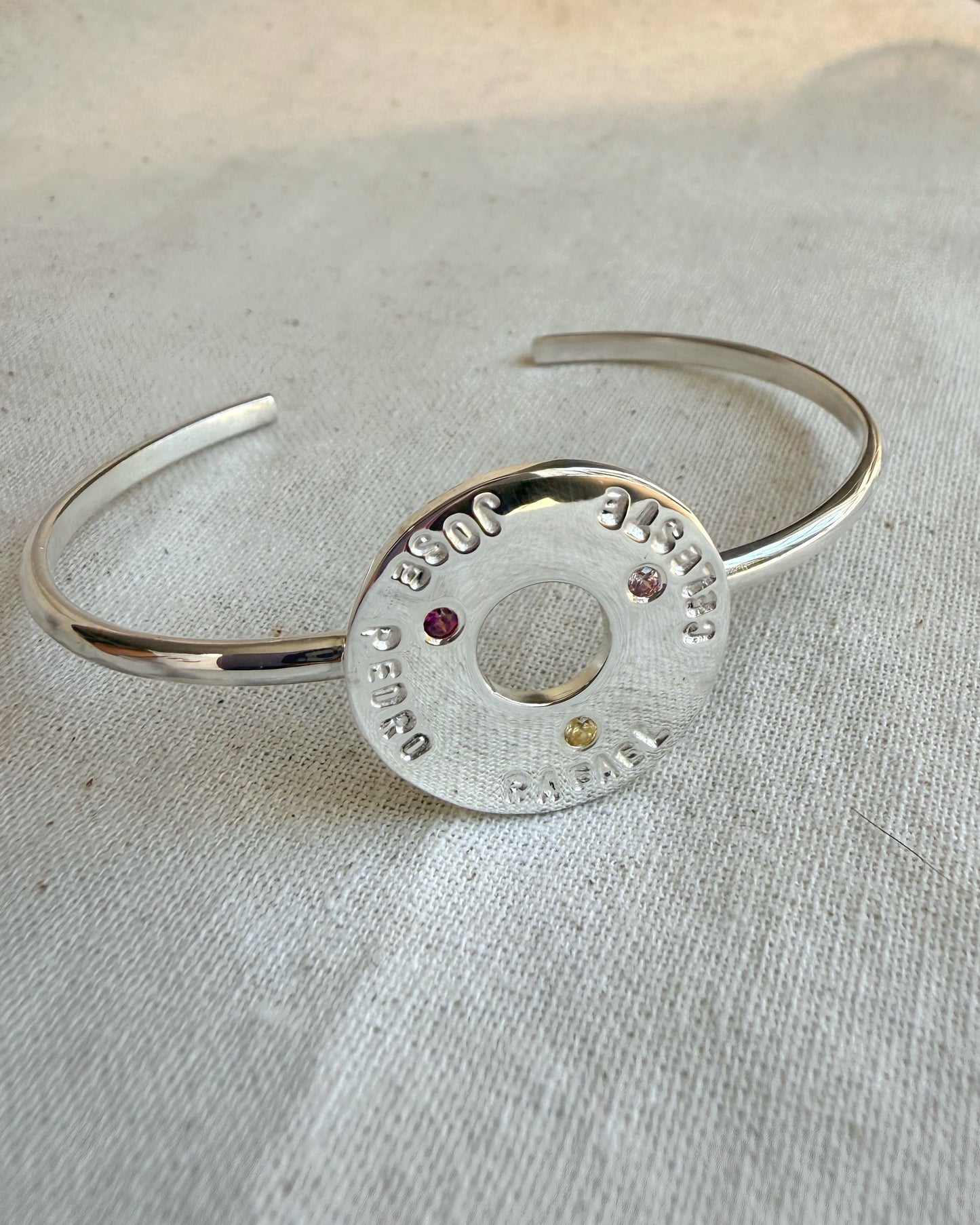 Brazalete de plata Personalizado