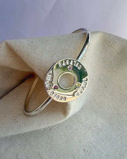 Brazalete de plata Personalizado