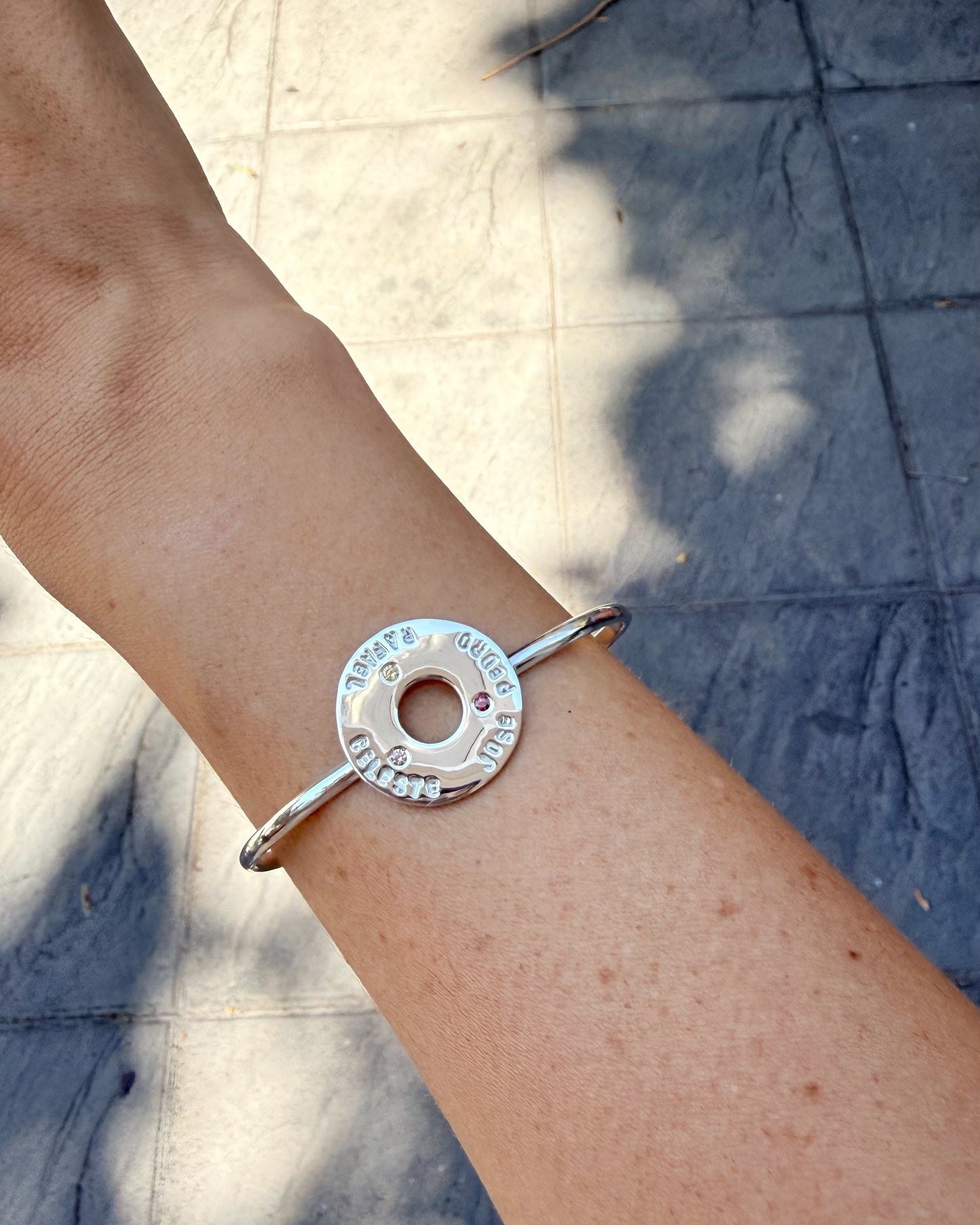 Brazalete de plata Personalizado