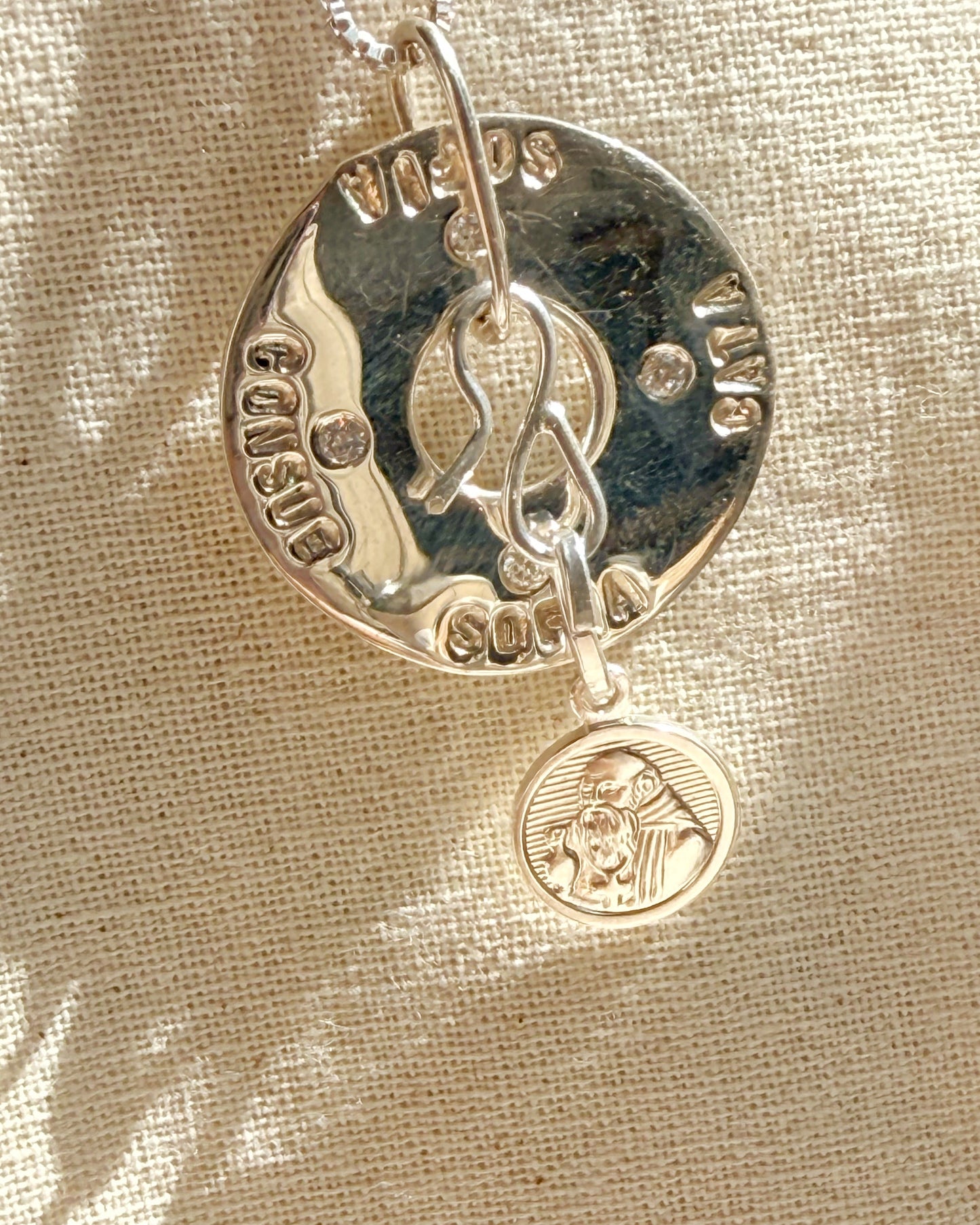 Mini Medallitas de Plata