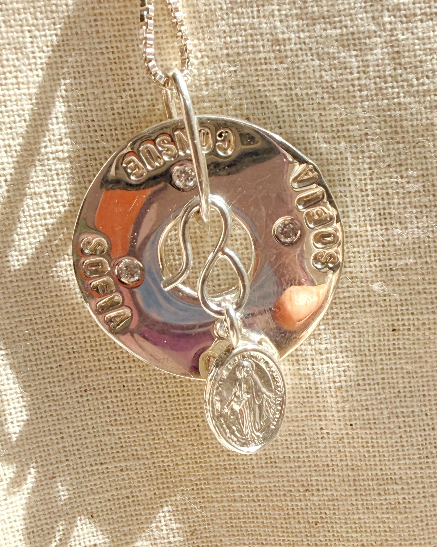 Mini Medallitas de Plata
