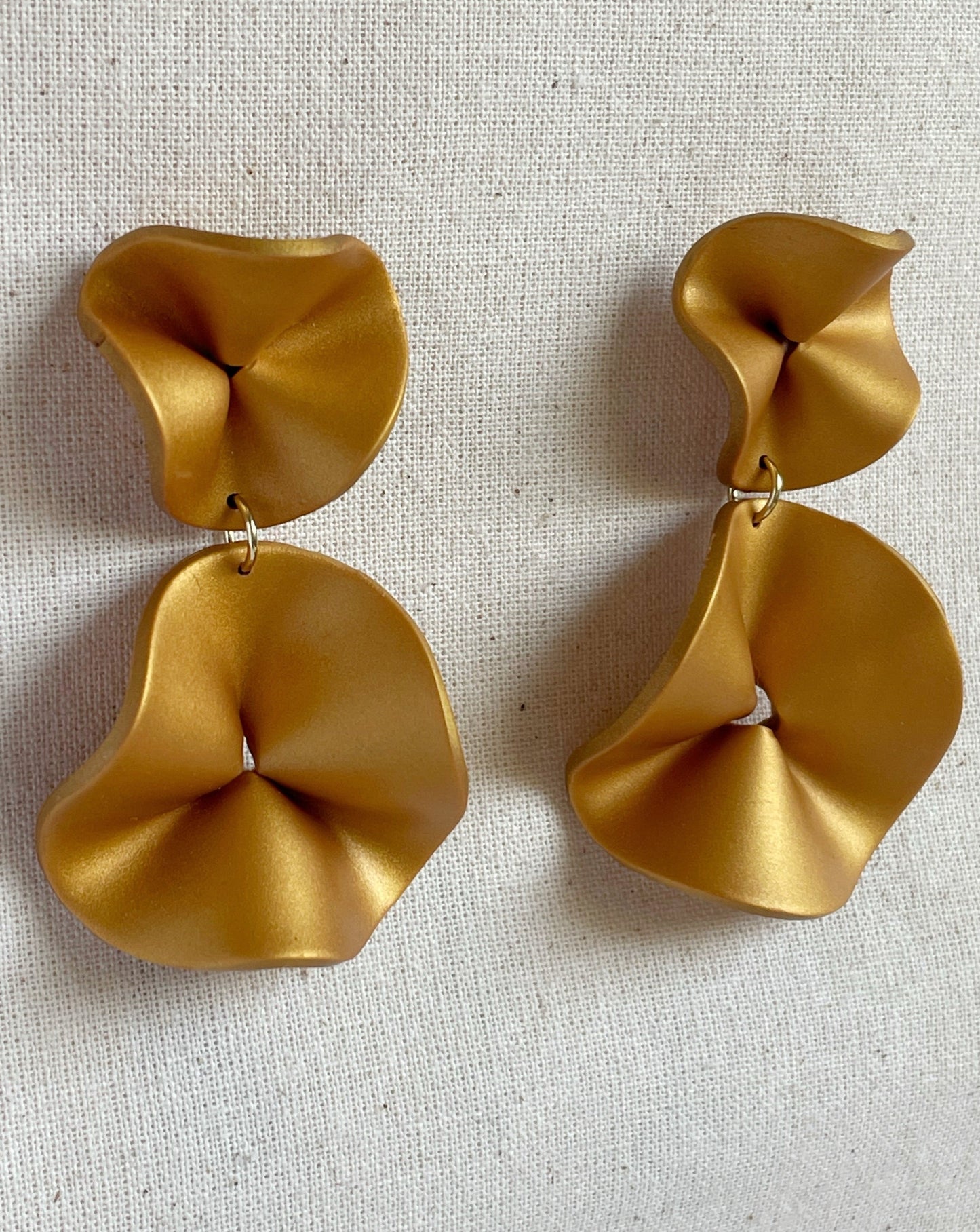 Aritos Quieta Flor doble