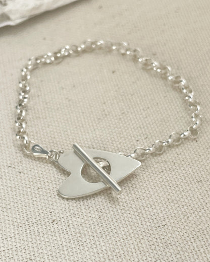 Pulsera Rolo Corazón - AMOUR