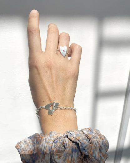 Pulsera Rolo Corazón - AMOUR