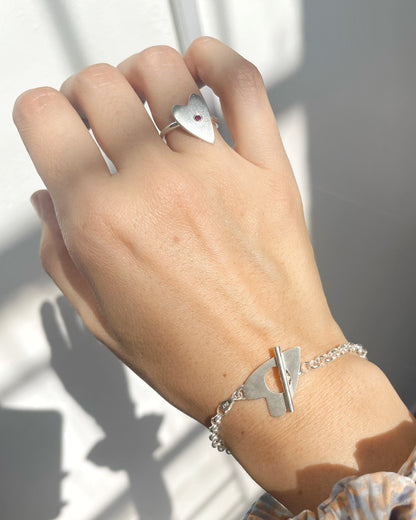 Pulsera Rolo Corazón - AMOUR