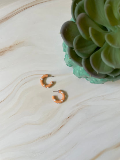 Aros Argollas Margot Grandes con Flores