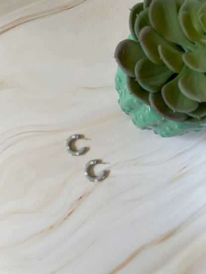 Aros Argollas Margot Grandes con Flores