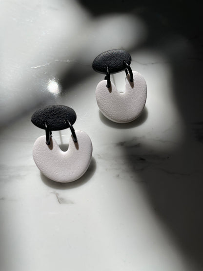 Aros Jane Blanco y Negro