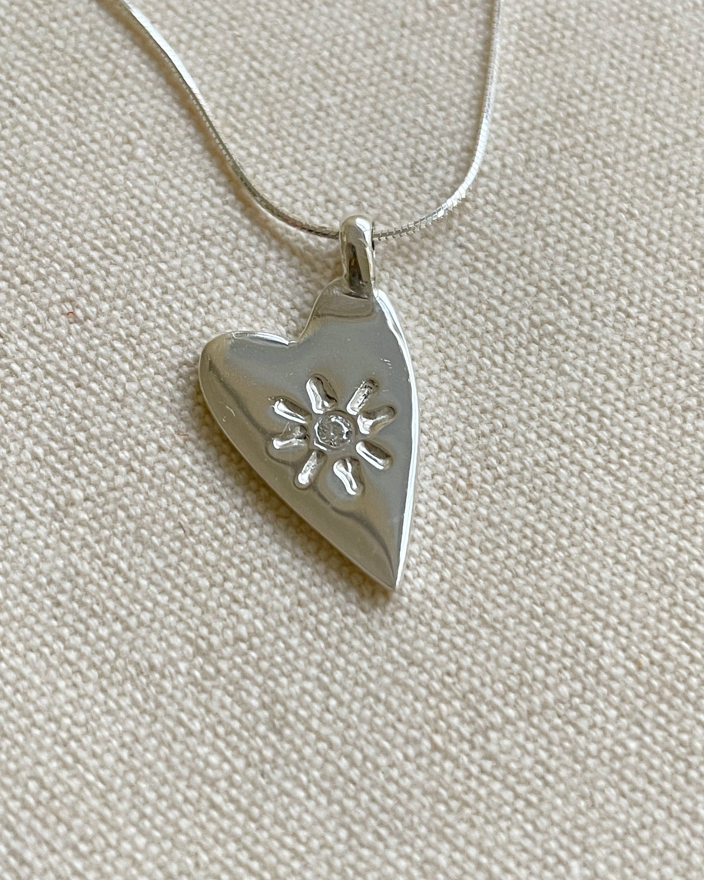 Collar Corazón Rubí - AMOUR