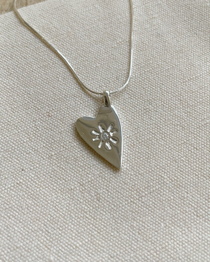 Collar Corazón Rubí - AMOUR