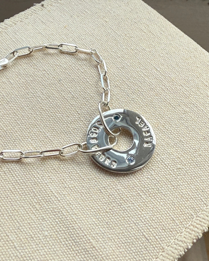 Pulsera de Plata Personalizada - Leonor