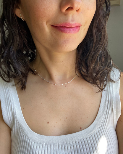 Cadena Elena con bolitas