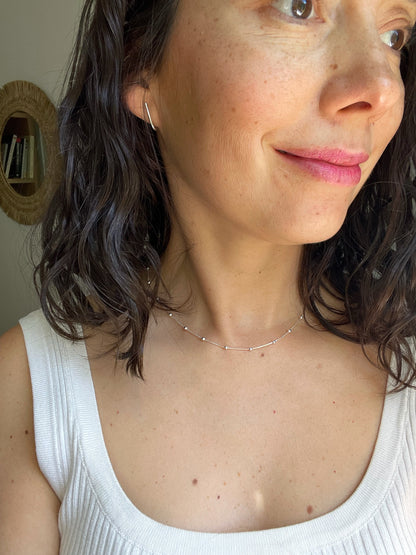 Cadena Elena con bolitas